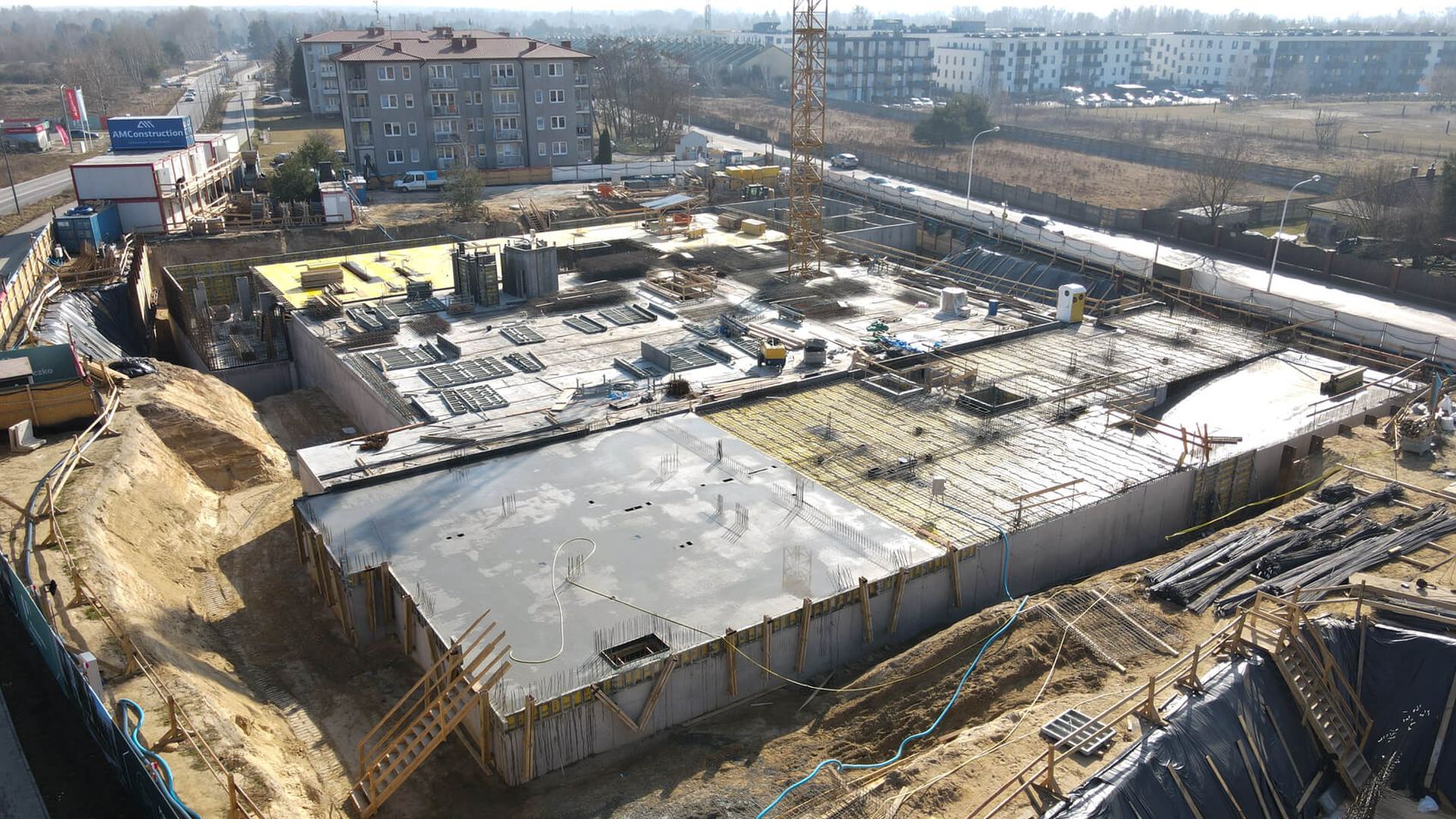 Miasteczko Julianów - etap 1 - postęp prac, luty 2025