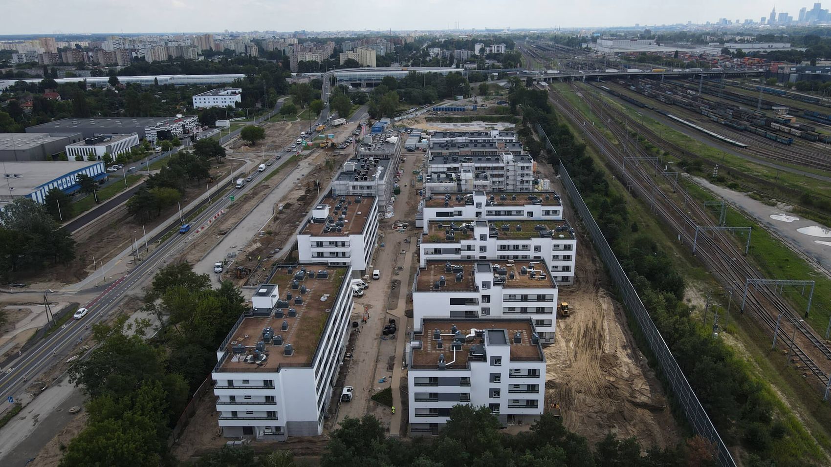 Miasteczko Nova Sfera - Victoria Dom - postęp prac