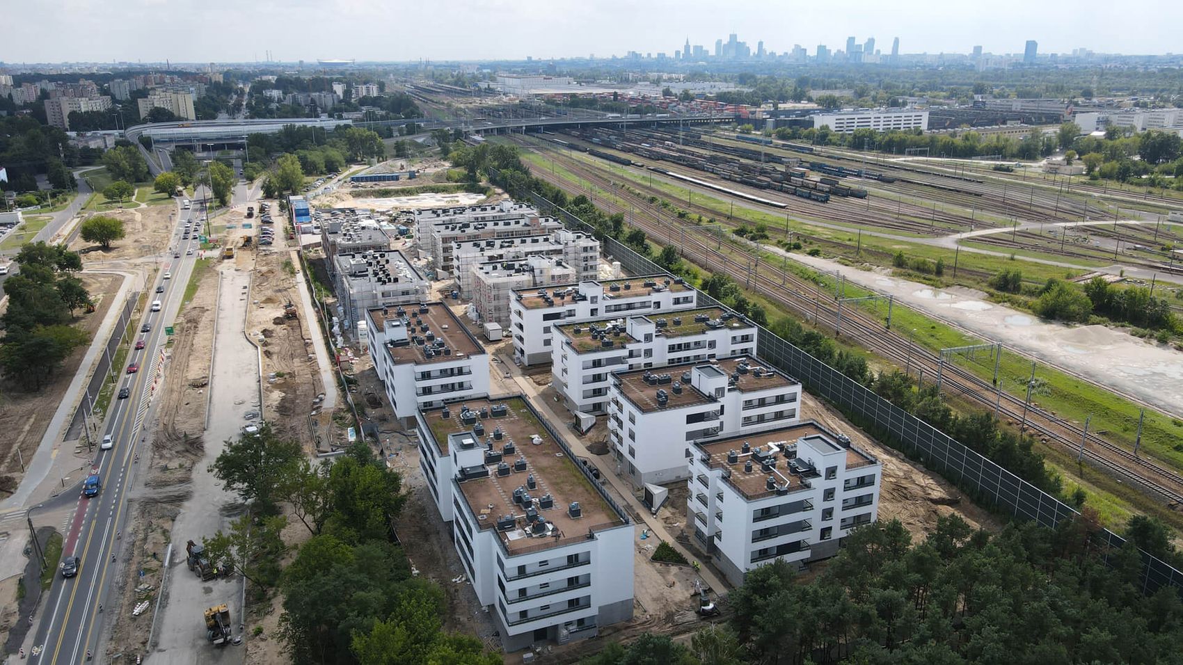 Miasteczko Nova Sfera - Victoria Dom - postęp prac