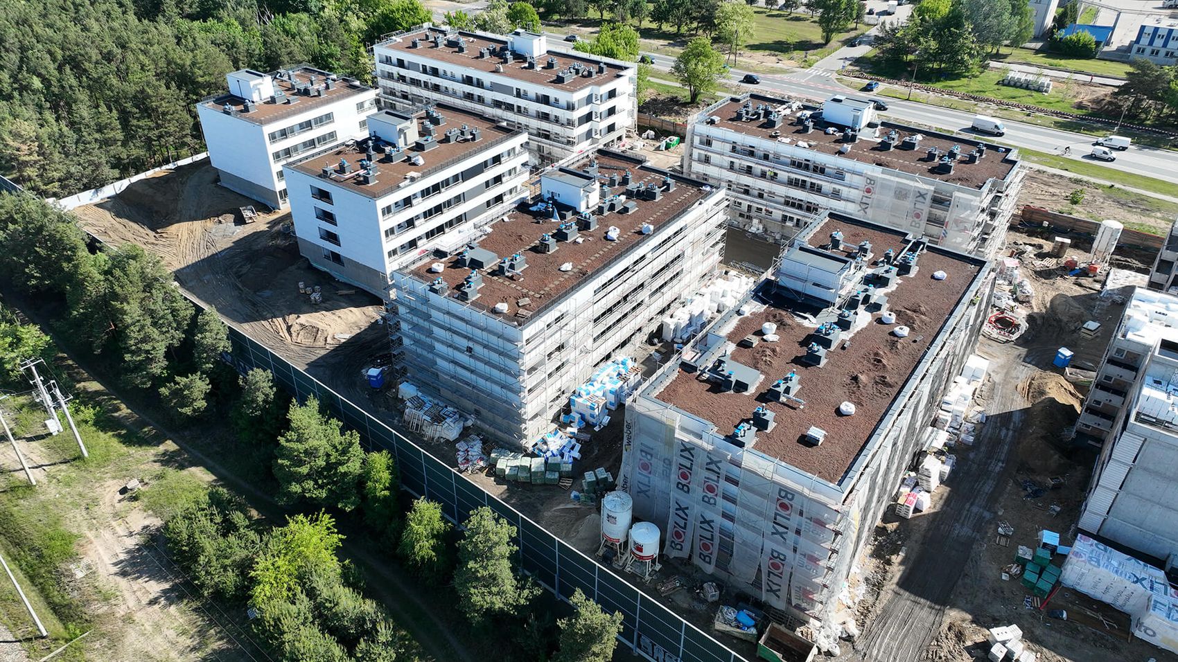 Miasteczko Nova Sfera - Victoria Dom - postęp prac