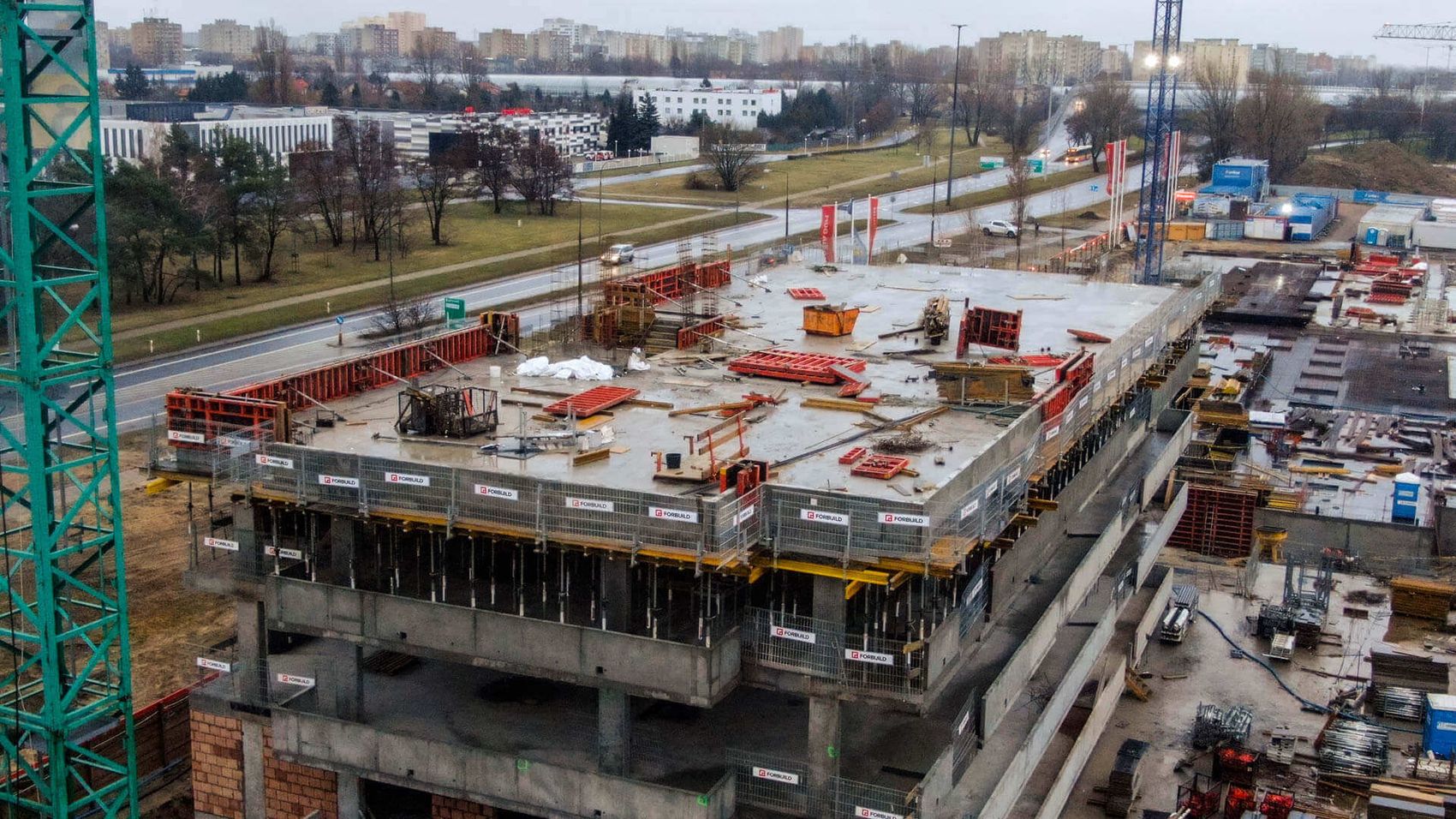 Miasteczko Nova Sfera - Victoria Dom - postęp prac