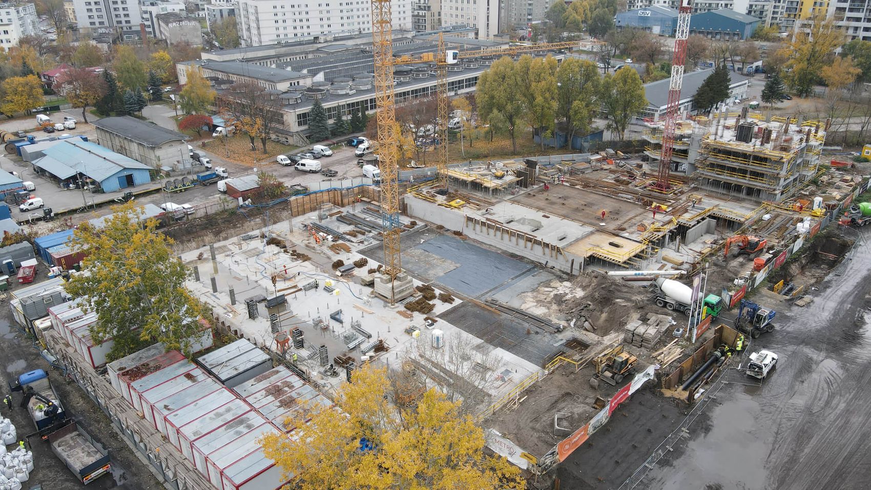 Metro Art - postęp prac - osiedle Victoria Dom na Pradze Południe