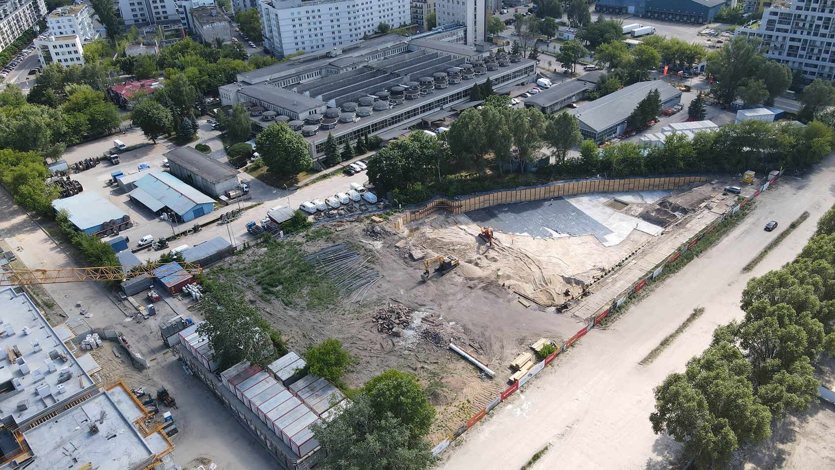 Metro Art - postęp prac - osiedle Victoria Dom na Pradze Południe