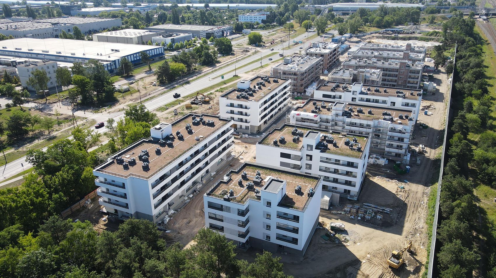 Miasteczko Nova Sfera - Victoria Dom - postęp prac