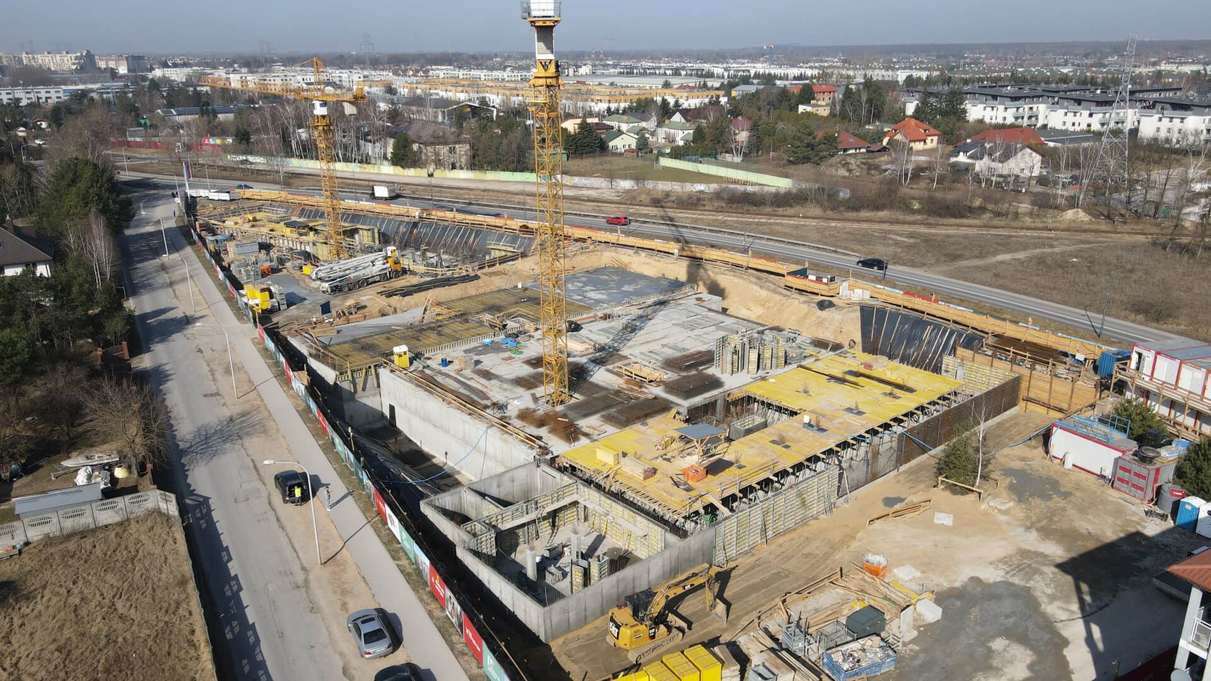 Miasteczko Julianów - etap 1 - postęp prac, luty 2025