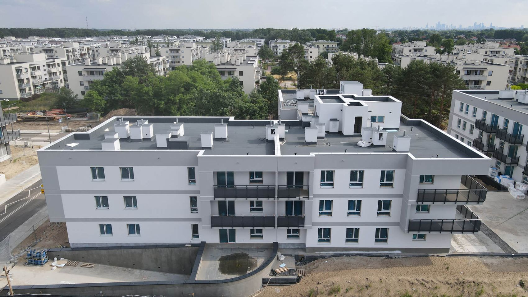 Olchowy Park - postęp prac na osiedlu Victoria Dom