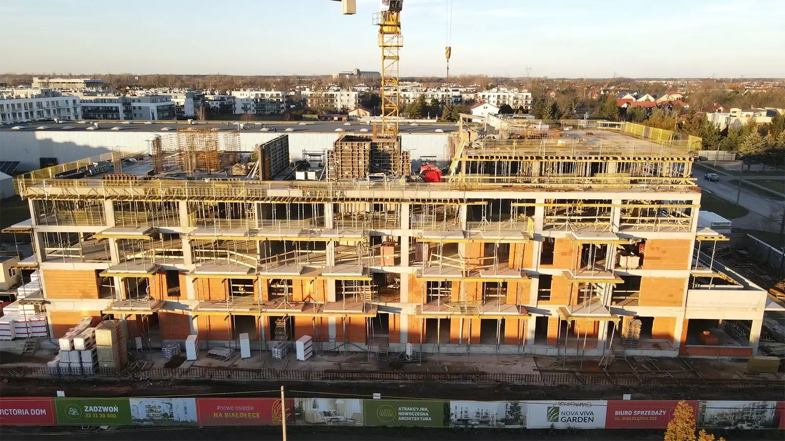 Postęp prac na budowie inwestycji Nova Viva Garden 6