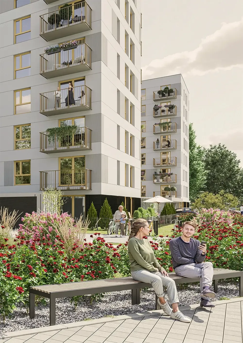 Wizualizacja osiedla Mista w Krakowie, Victoria Dom