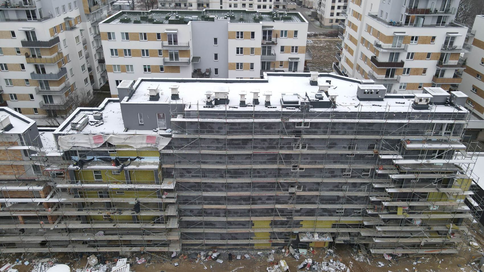 Victoria Dom - postęp prac - Przystanek Tarchomin