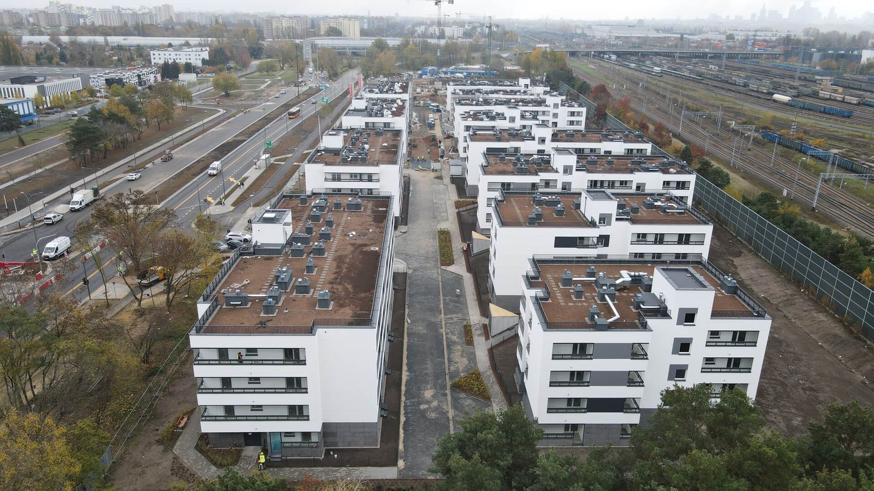 Miasteczko Nova Sfera - Victoria Dom - postęp prac