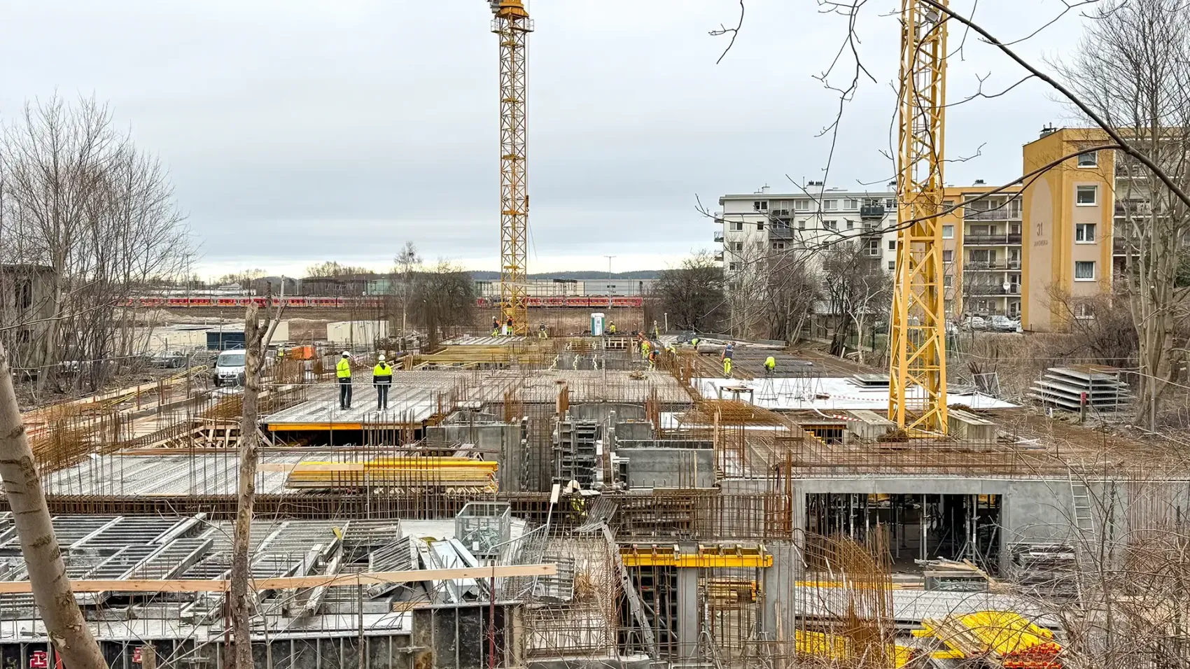 Postęp prac na osiedlu Miasteczko Nova Fala w Gdyni