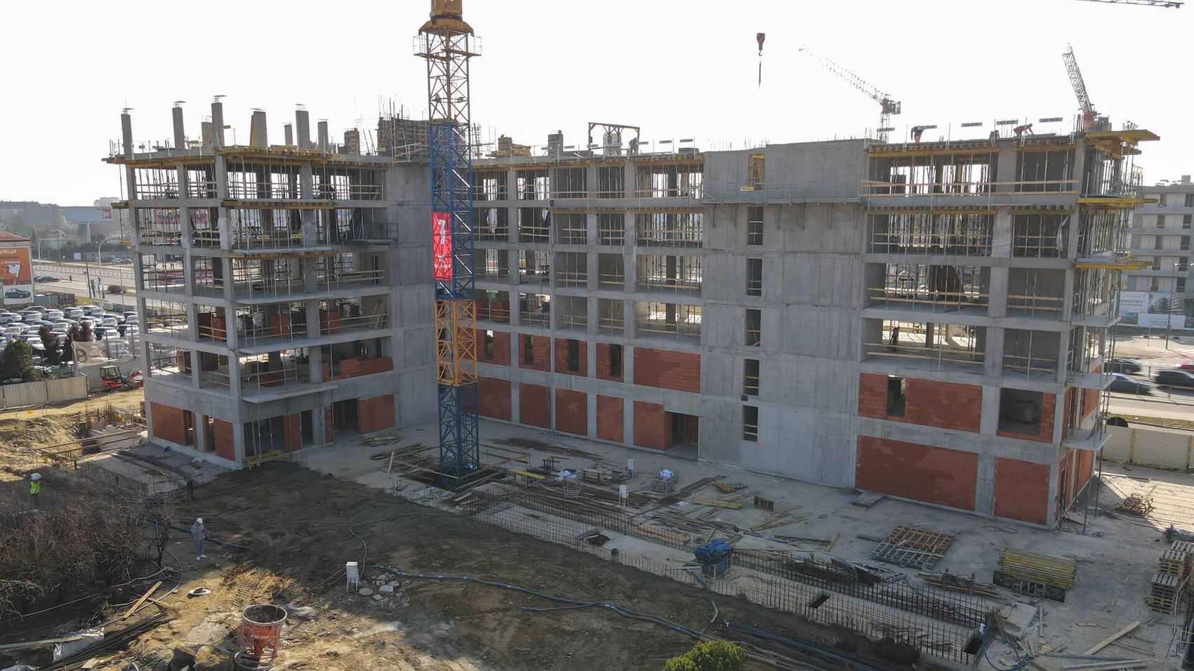 Postęp prac na osiedlu Neo Nova Ochota 1, luty 2025