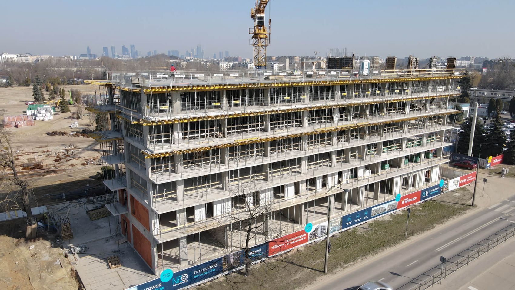 Postęp prac na osiedlu Neo Nova Ochota 1, luty 2025