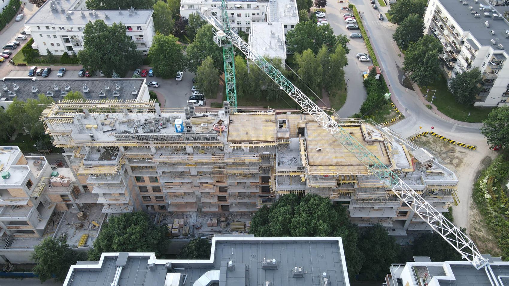 Victoria Dom - postę prac - Przystanek Tarchomin