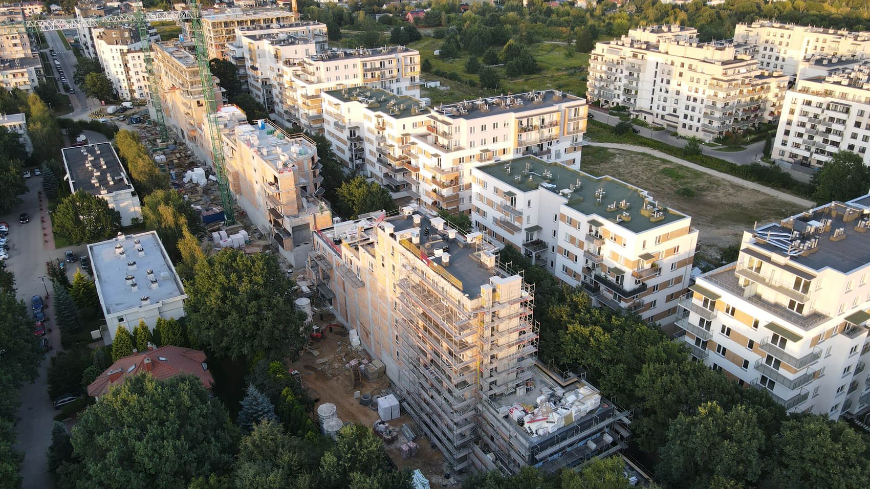 Victoria Dom - postę prac - Przystanek Tarchomin