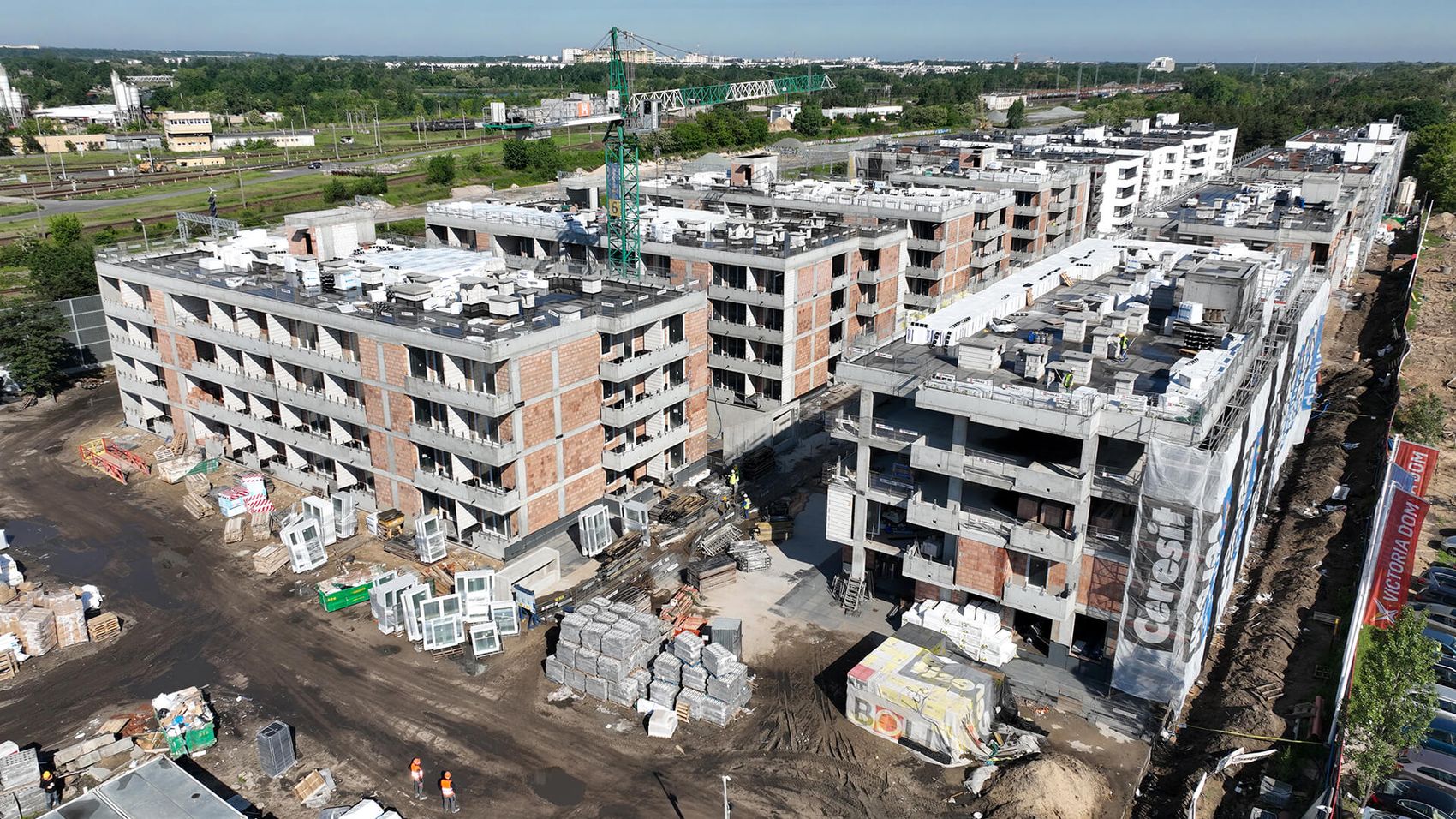 Miasteczko Nova Sfera - Victoria Dom - postęp prac