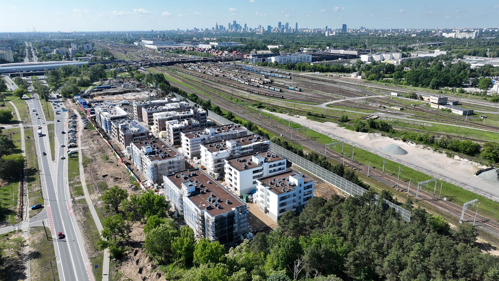 Miasteczko Nova Sfera - Victoria Dom - postęp prac