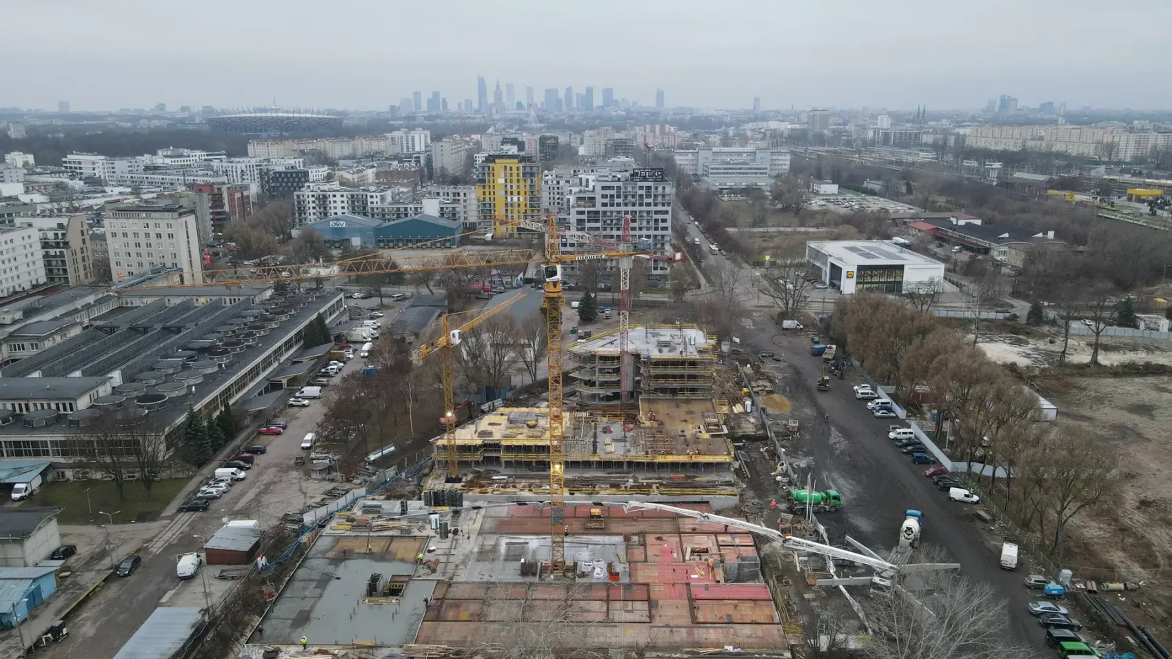 Metro Art - postęp prac - osiedle Victoria Dom na Pradze Południe