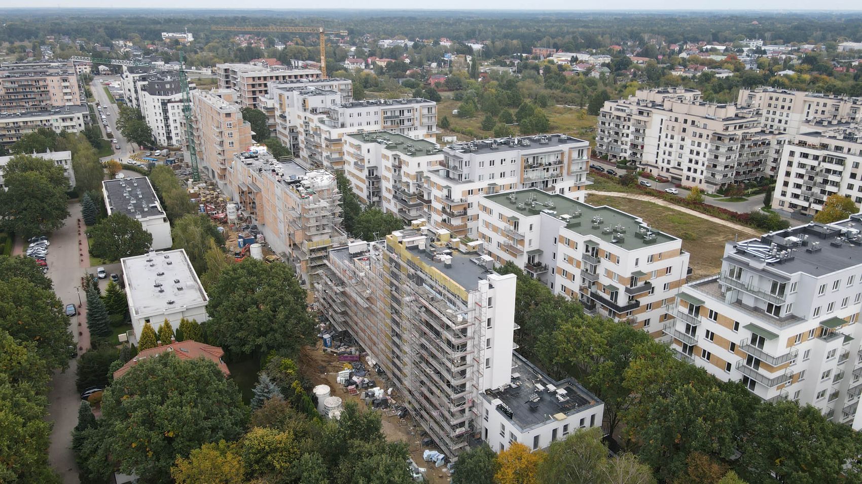 Victoria Dom - postę prac - Przystanek Tarchomin