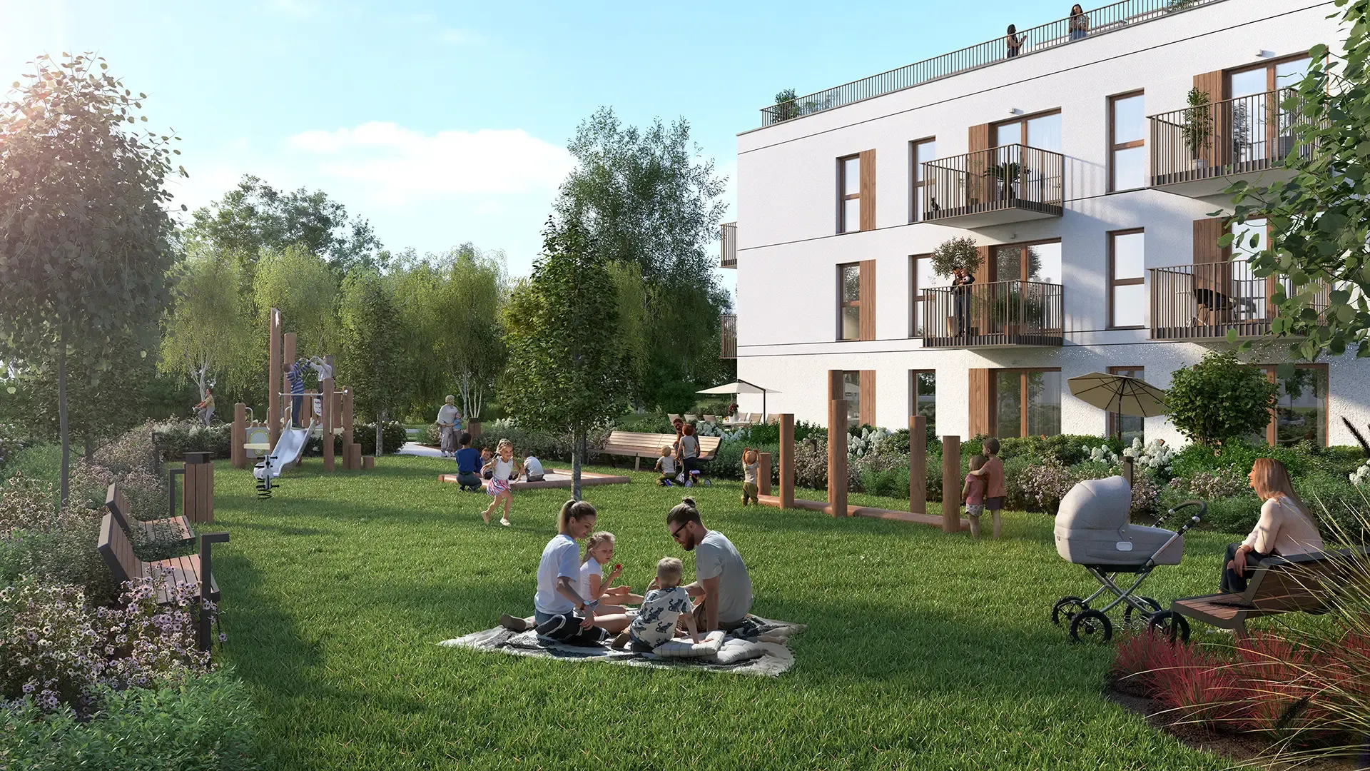 Otoczenie inwestycji Miasteczko Julianów, Warszawa Julianów