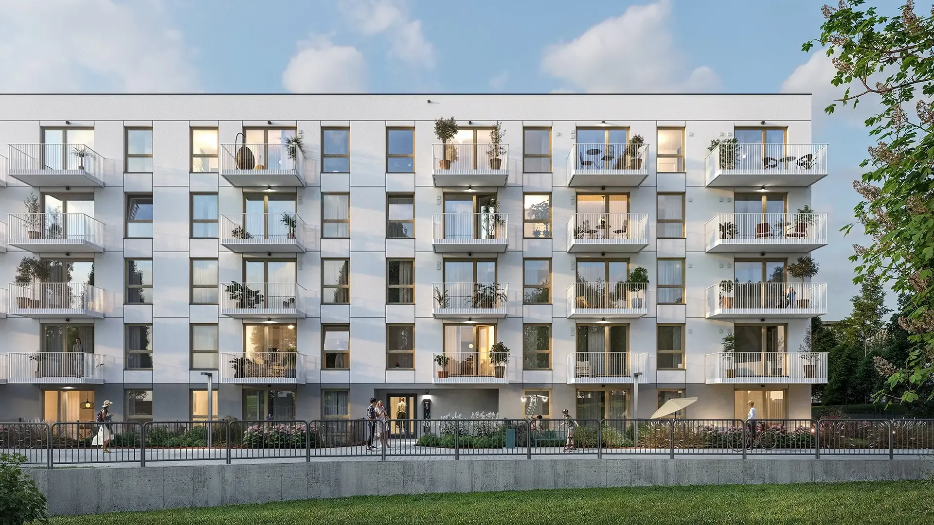 Budynek inwestycji Miasteczko Nova Fala, Gdynia Cisowa