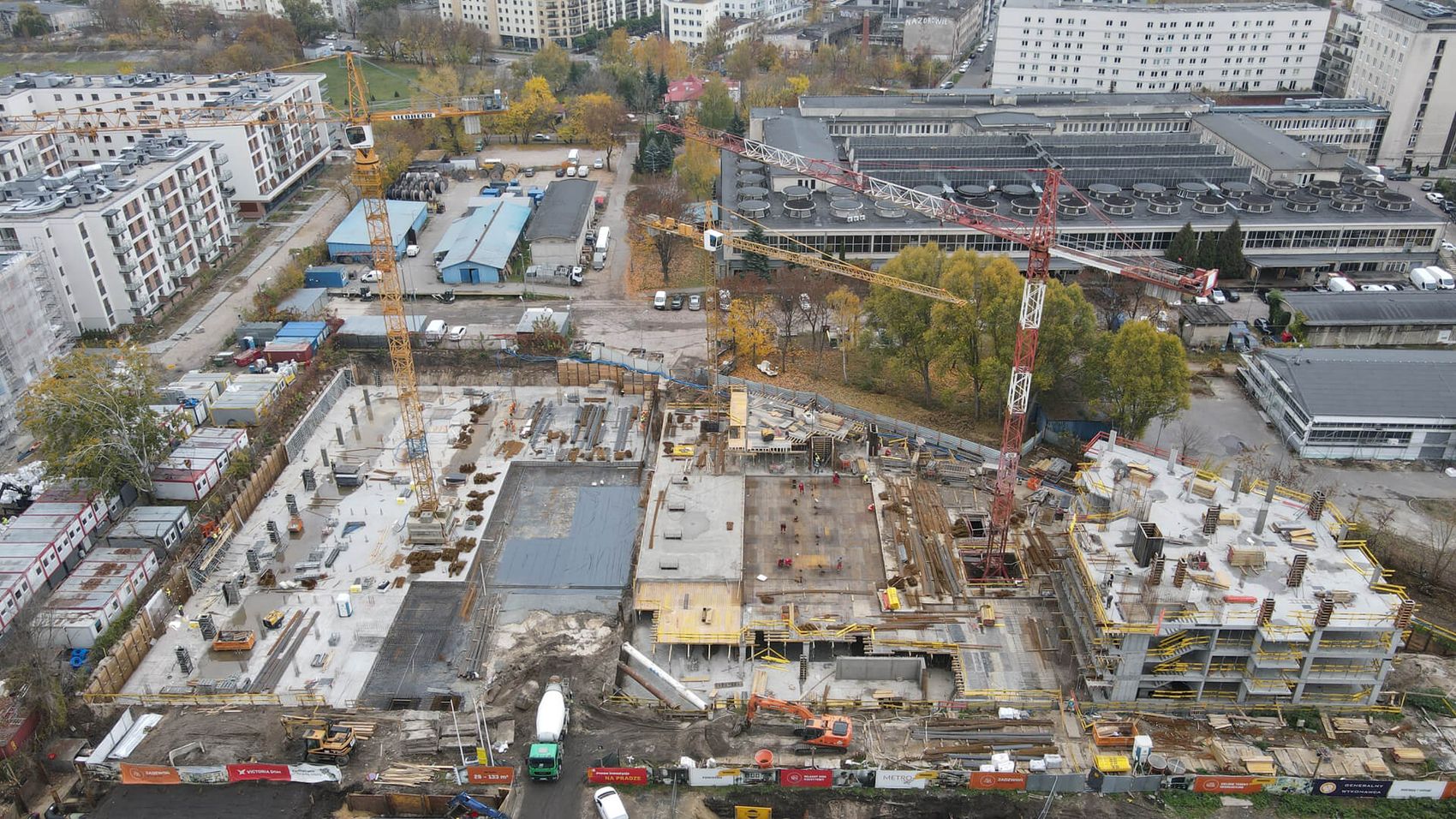 Metro Art - postęp prac - osiedle Victoria Dom na Pradze Południe