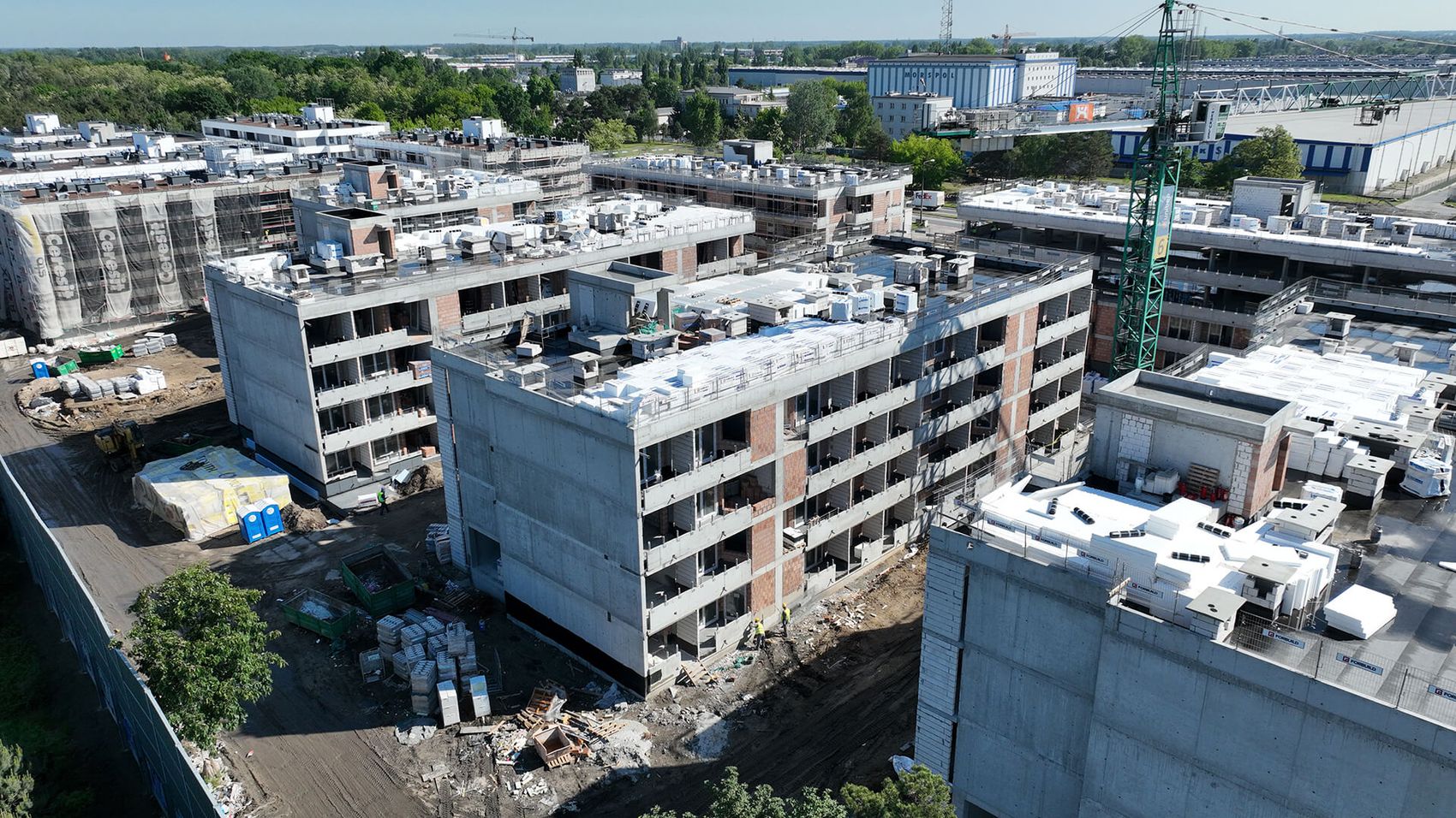 Miasteczko Nova Sfera - Victoria Dom - postęp prac