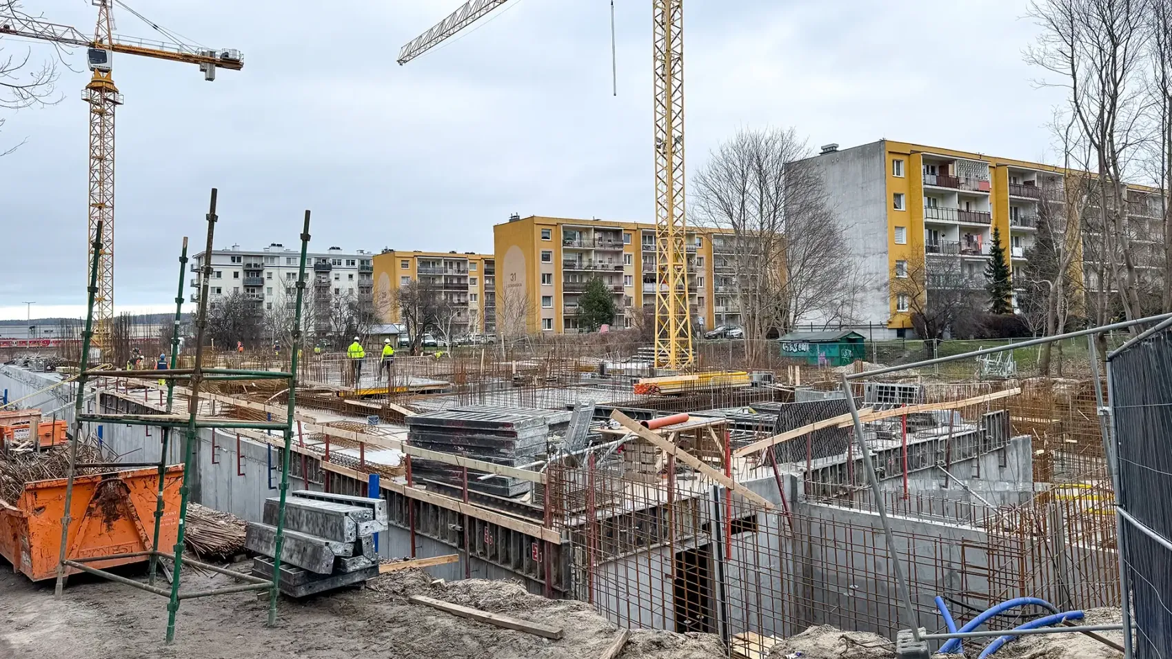 Postęp prac na osiedlu Miasteczko Nova Fala w Gdyni