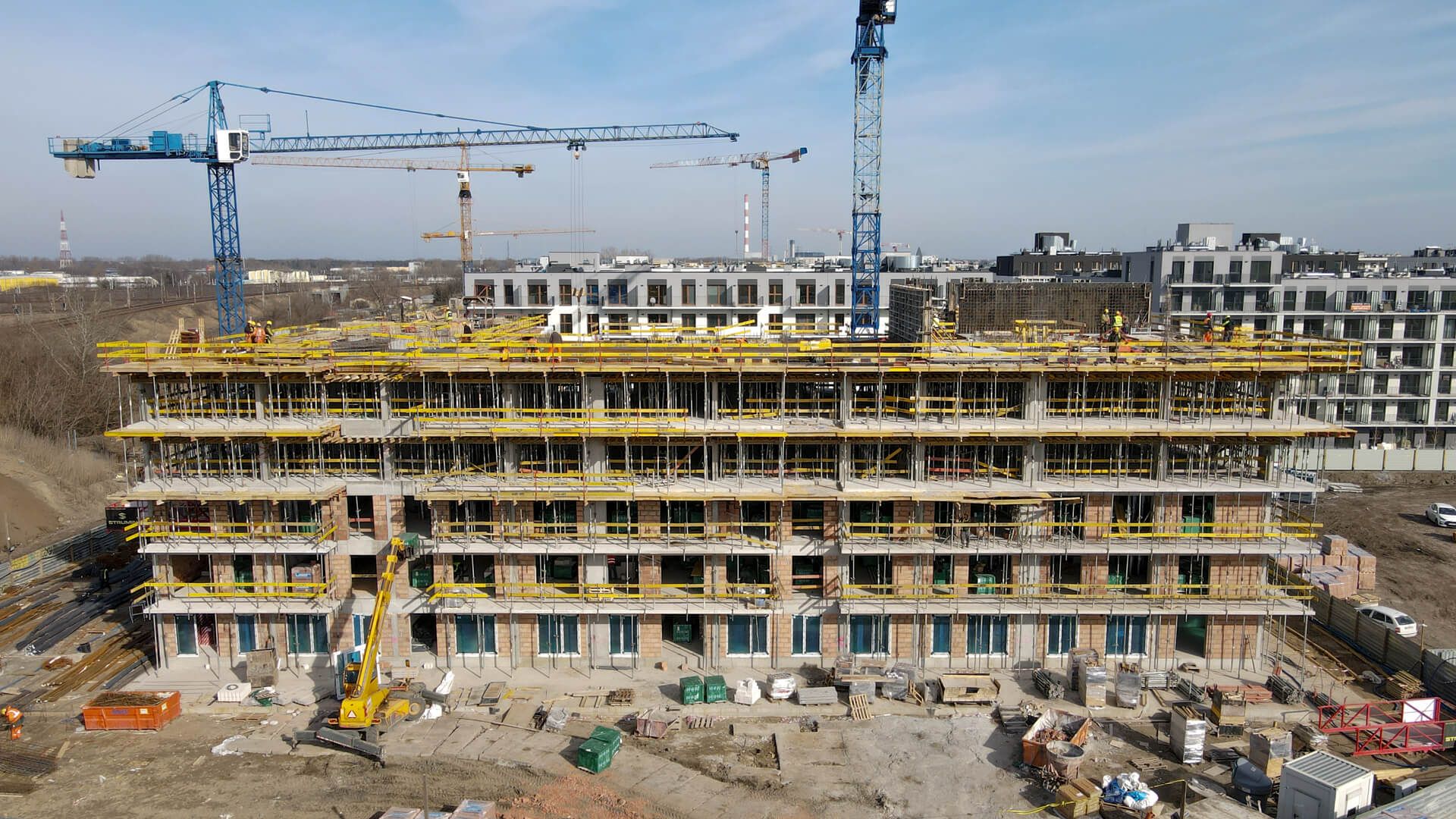 Postęp prac budowlanych - osiedle Metro Art 11, luty 2025