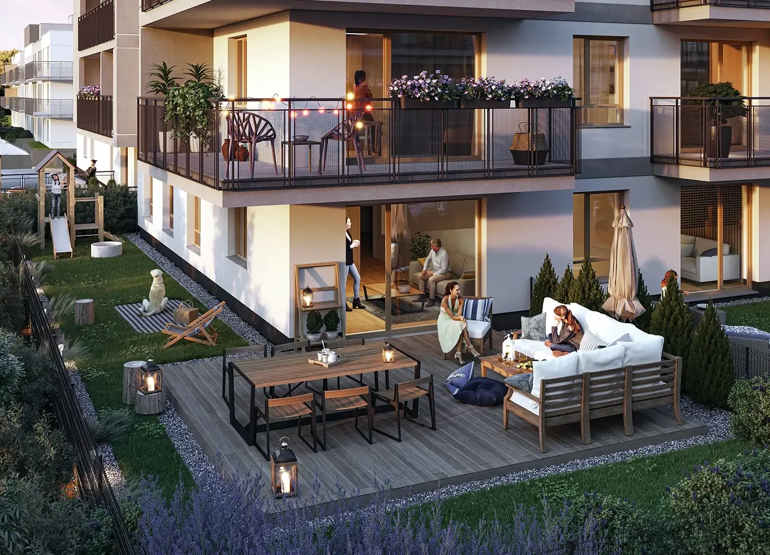 Mieszkanie z ogródkiem, tarasem czy balkonem – co wybrać?