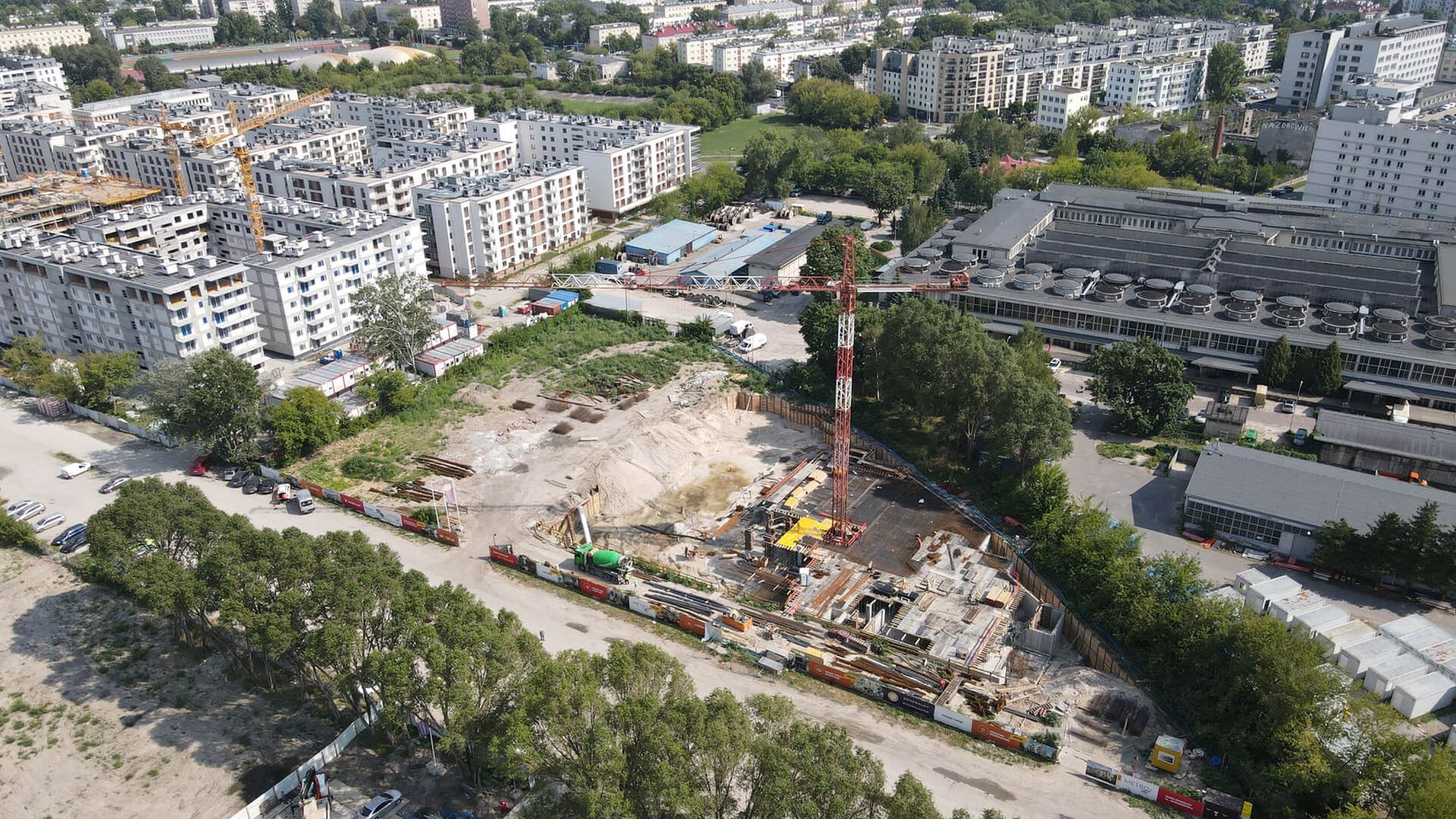 Metro Art - postęp prac - osiedle Victoria Dom na Pradze Południe