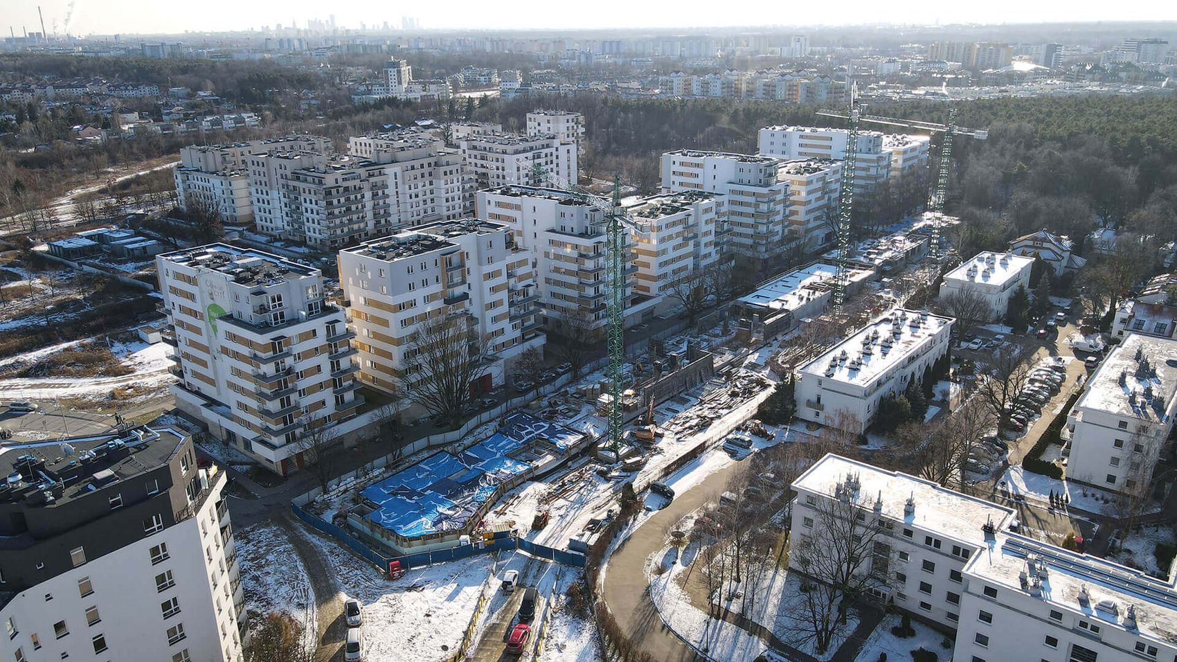 Przystanek Tarchomin - postęp prac - Victoria Dom