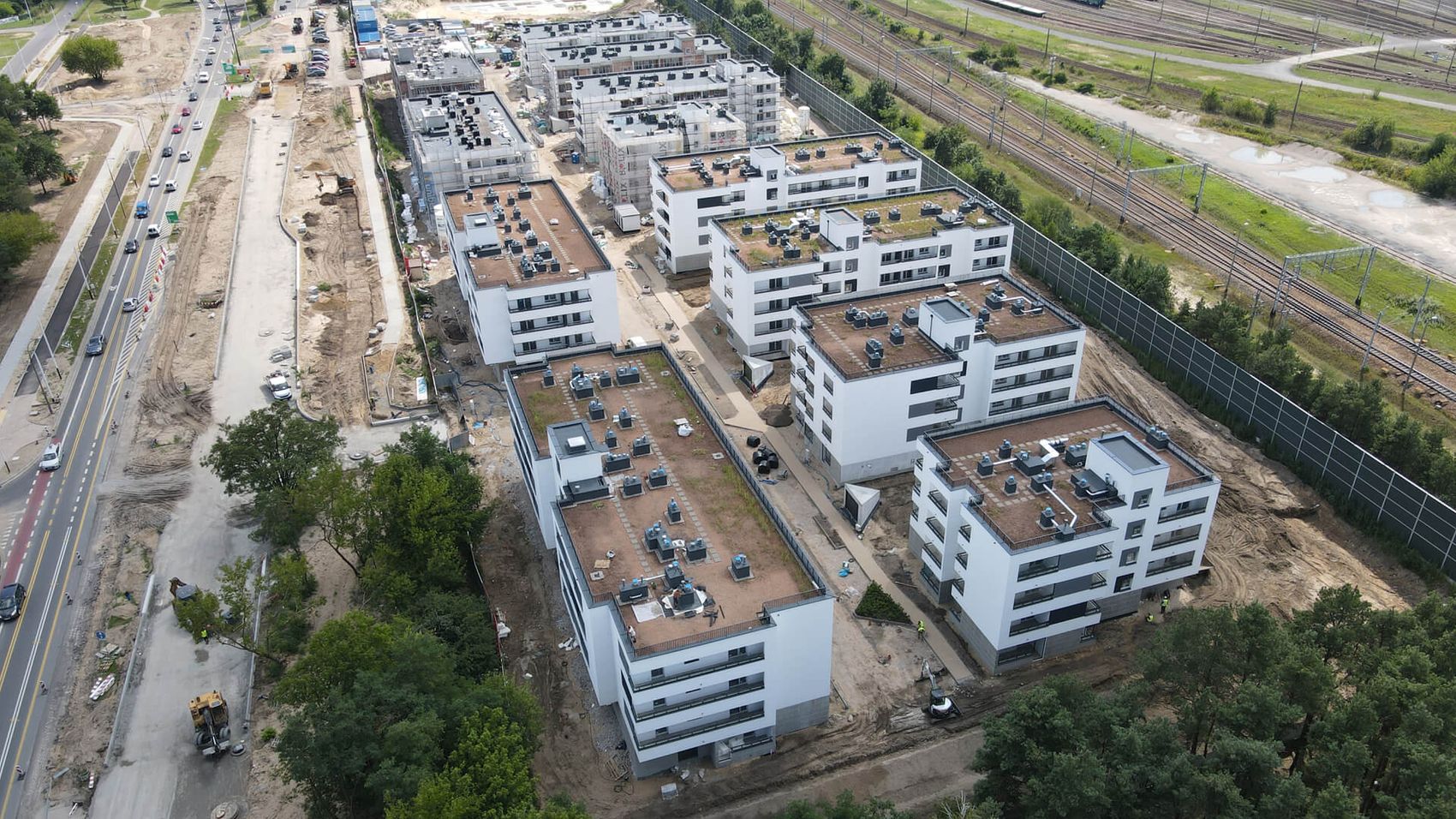 Miasteczko Nova Sfera - Victoria Dom - postęp prac