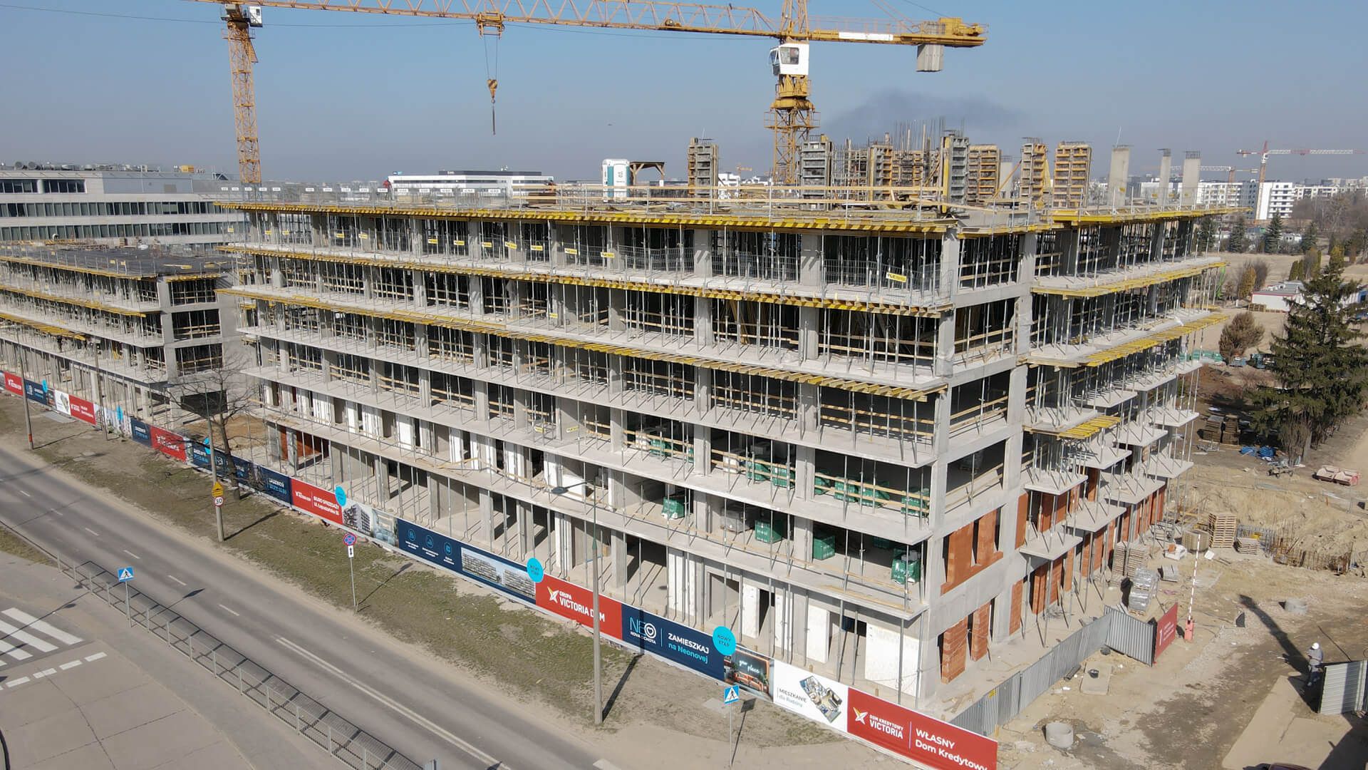 Postęp prac na osiedlu Neo Nova Ochota 1, luty 2025