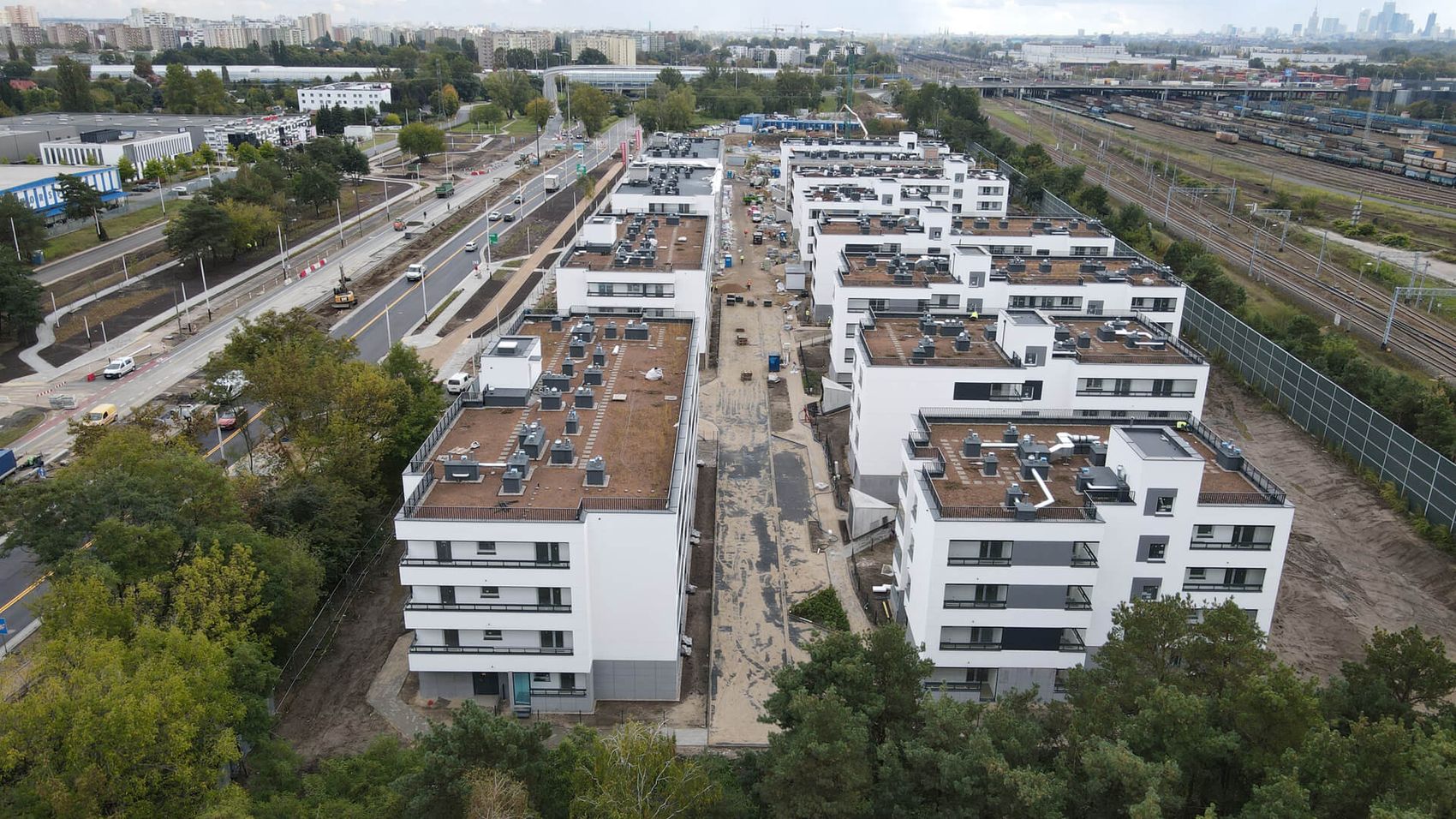 Miasteczko Nova Sfera - Victoria Dom - postęp prac