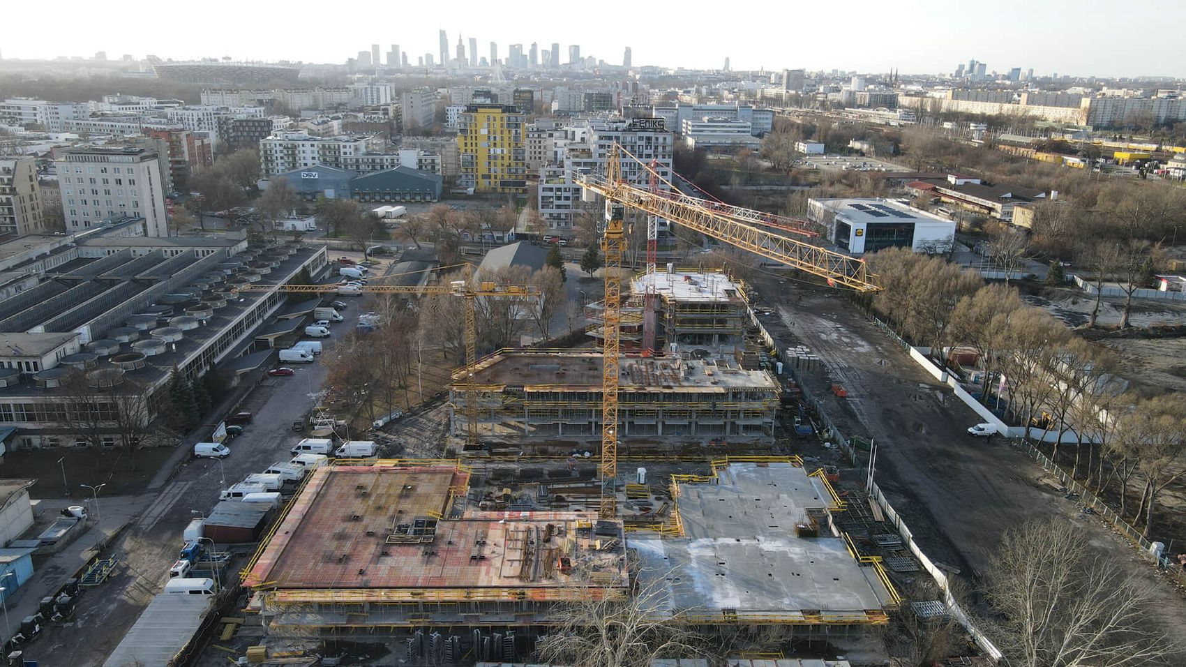 Metro Art - postęp prac - osiedle Victoria Dom na Pradze Południe