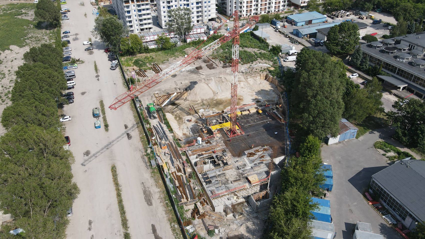 Metro Art - postęp prac - osiedle Victoria Dom na Pradze Południe