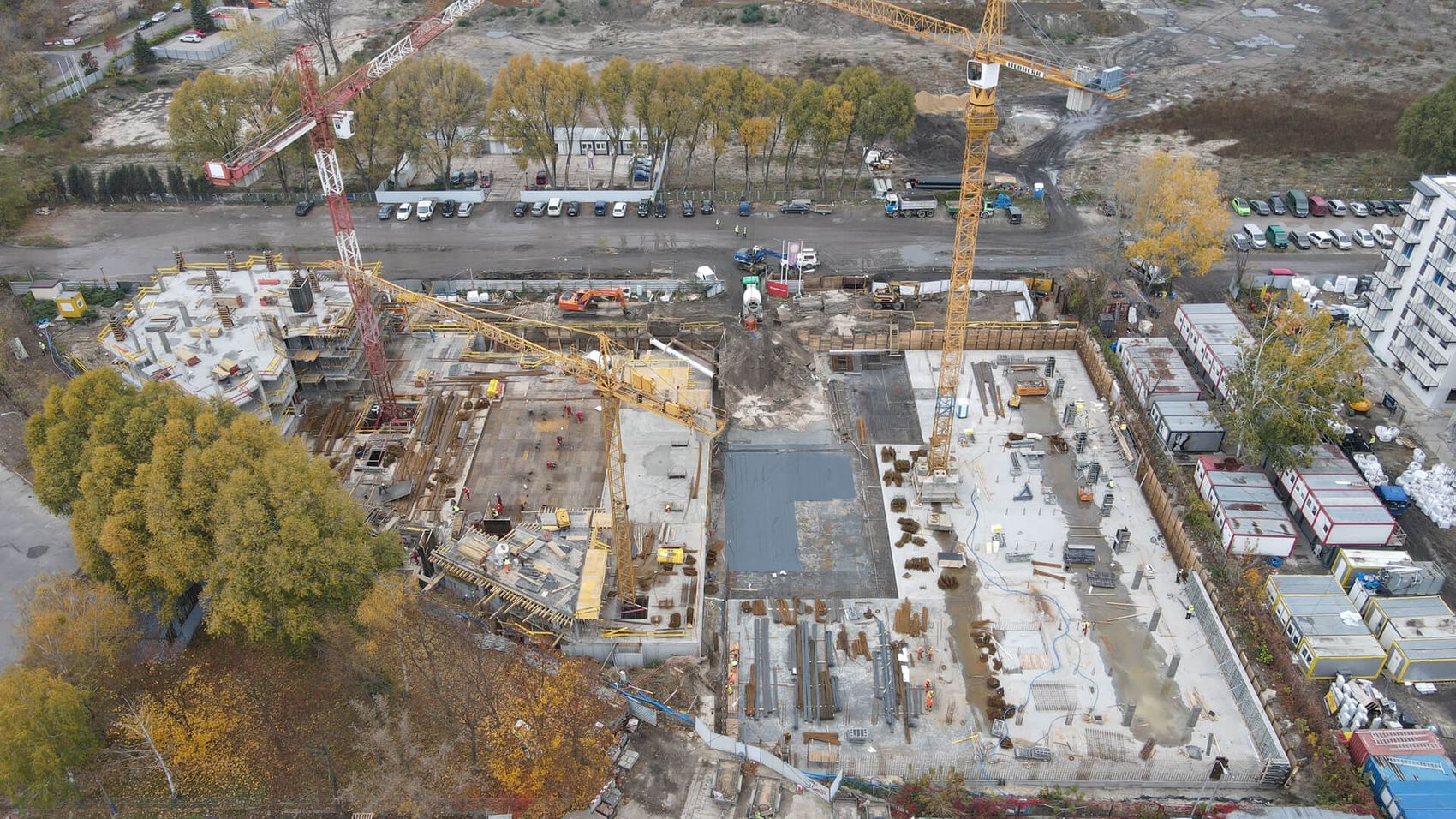 Metro Art - postęp prac - osiedle Victoria Dom na Pradze Południe