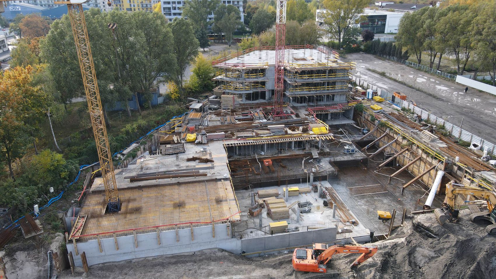 Metro Art - postęp prac - osiedle Victoria Dom na Pradze Południe